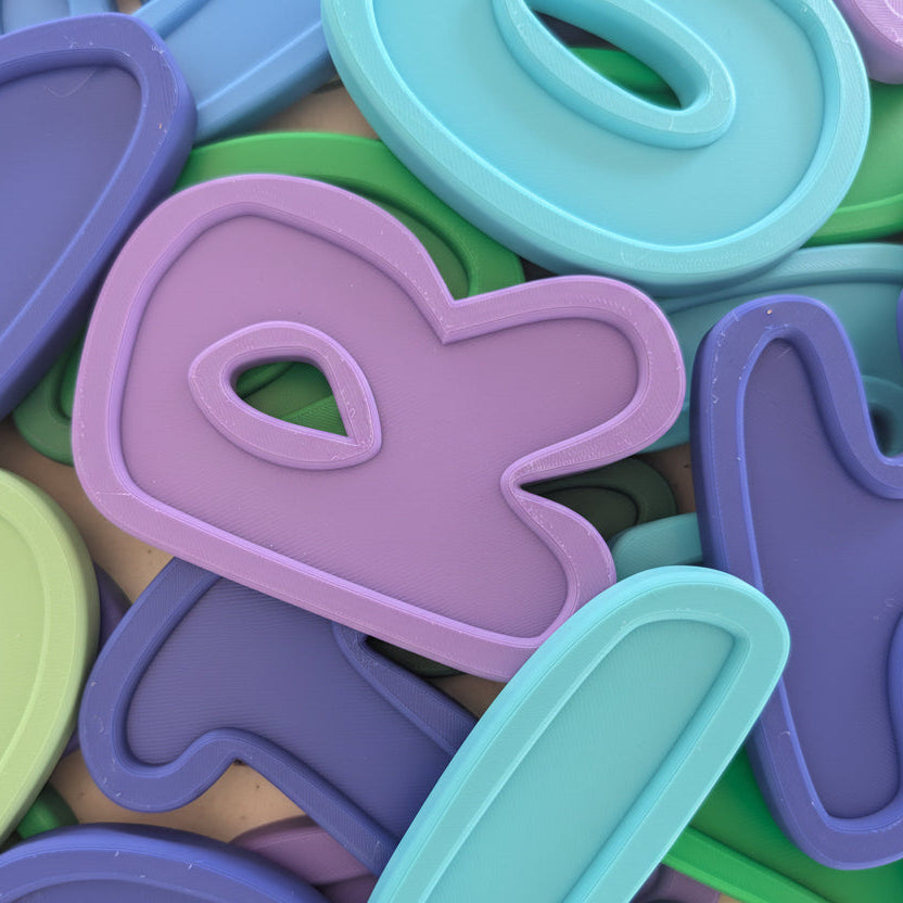 Bubble Alphabet Wall Letters: Full A–Z Set
