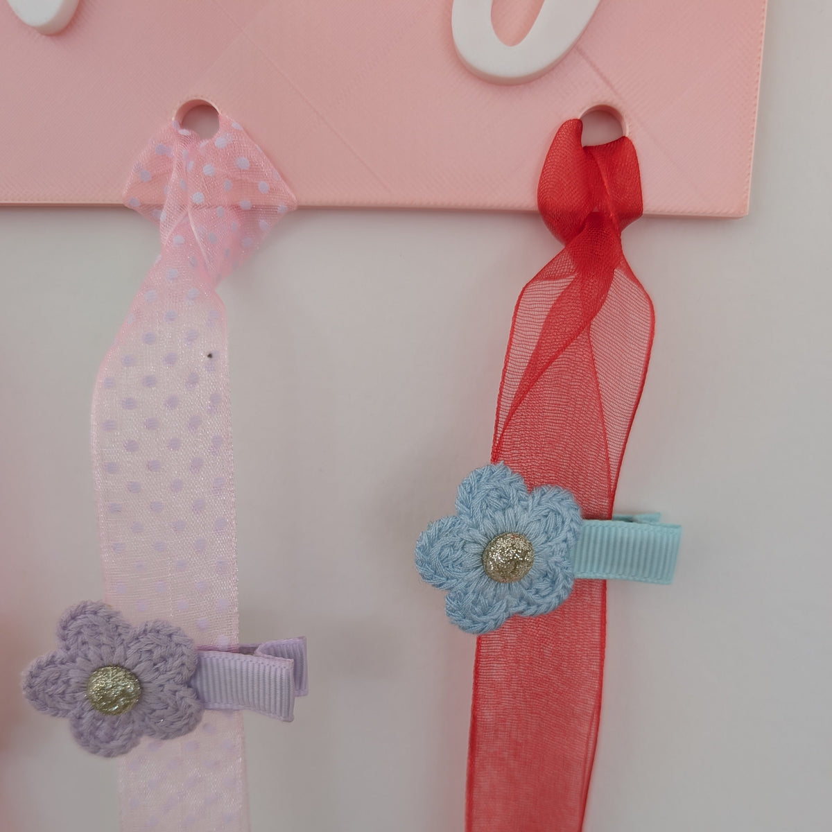 Personalised bow clip wall sign